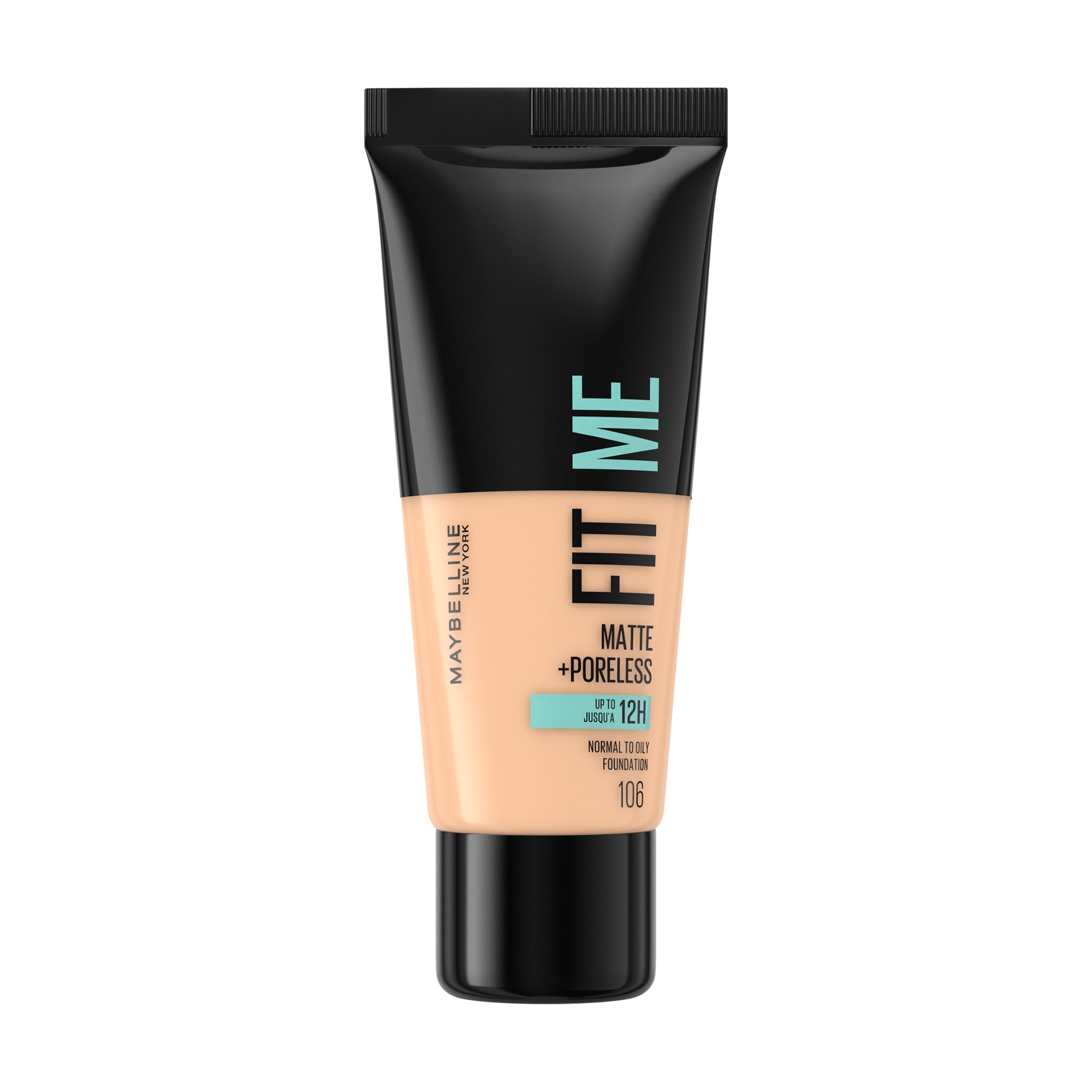 Матувальний тональний крем для обличчя Maybelline New York Fit Me! Matte + Poreless Foundation 106 Peach Beige, 30 мл